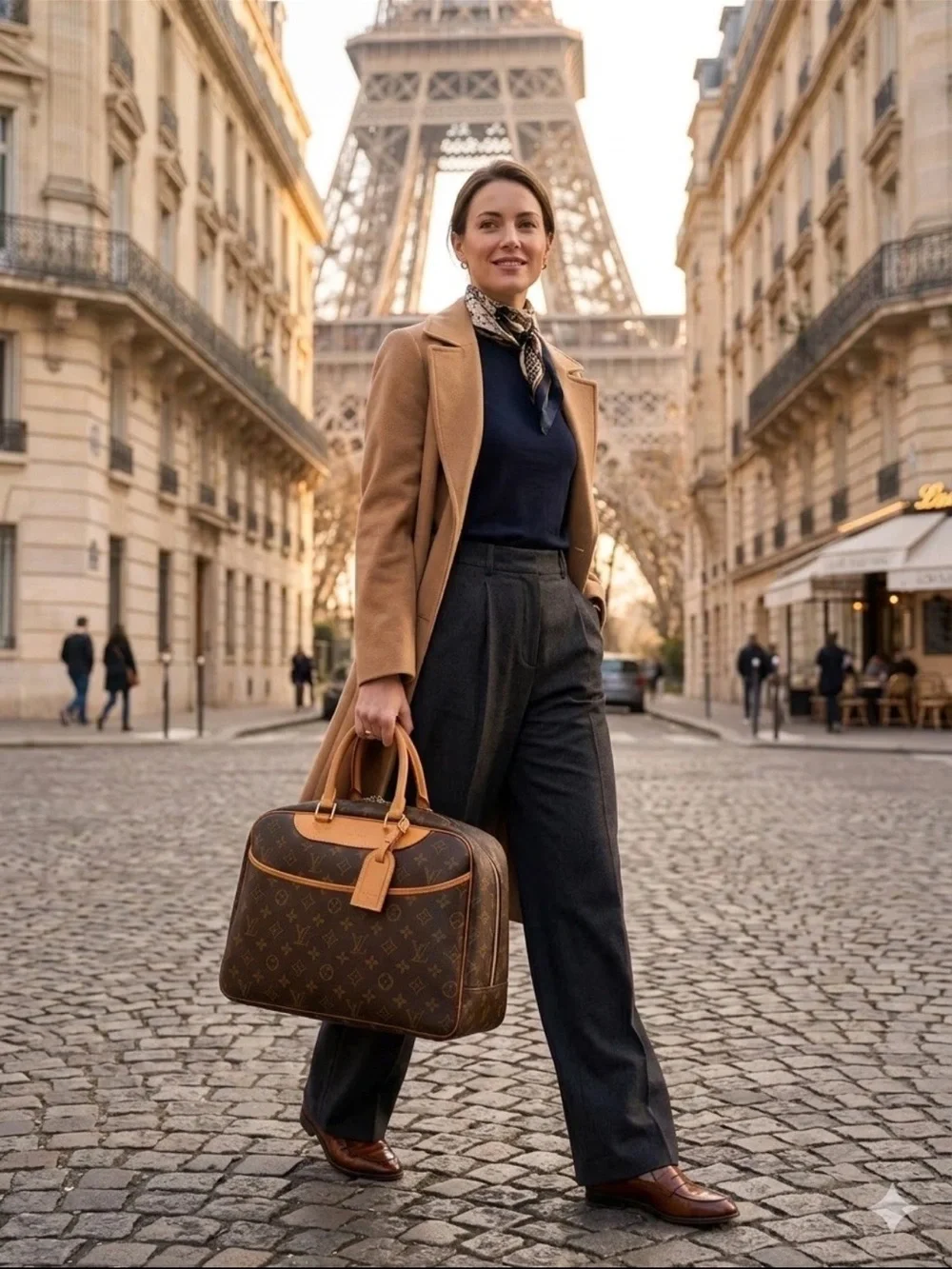 Authentic Louis Vuitton Monogram Deauville Bag Purse